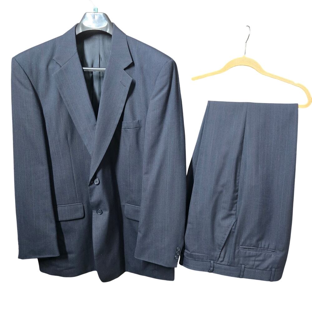 Towncraft Suit 2 Piece Jacket Pants Set Mens 46L 40x32 Big & Tall